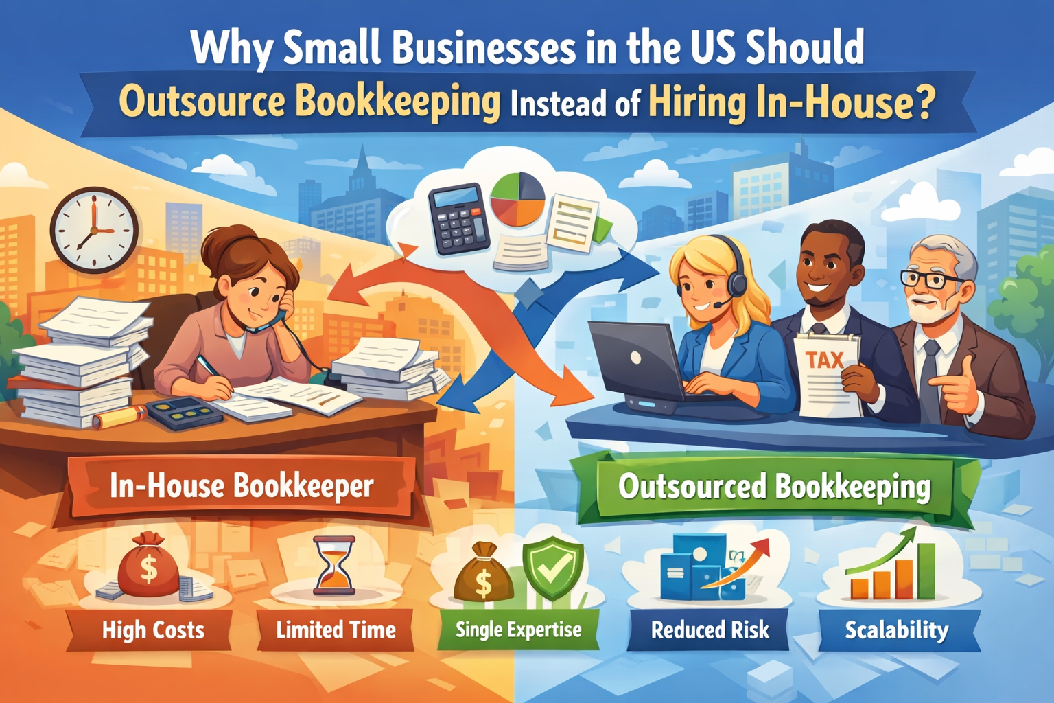 Outsourced Bookkeeping USA | Cost‑Effective Solutions for Small Business